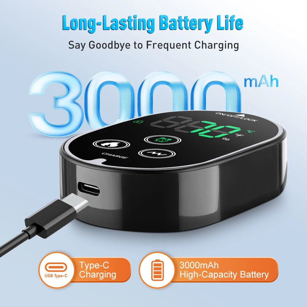 ZenithWellness Tri-Action Thermal Massager