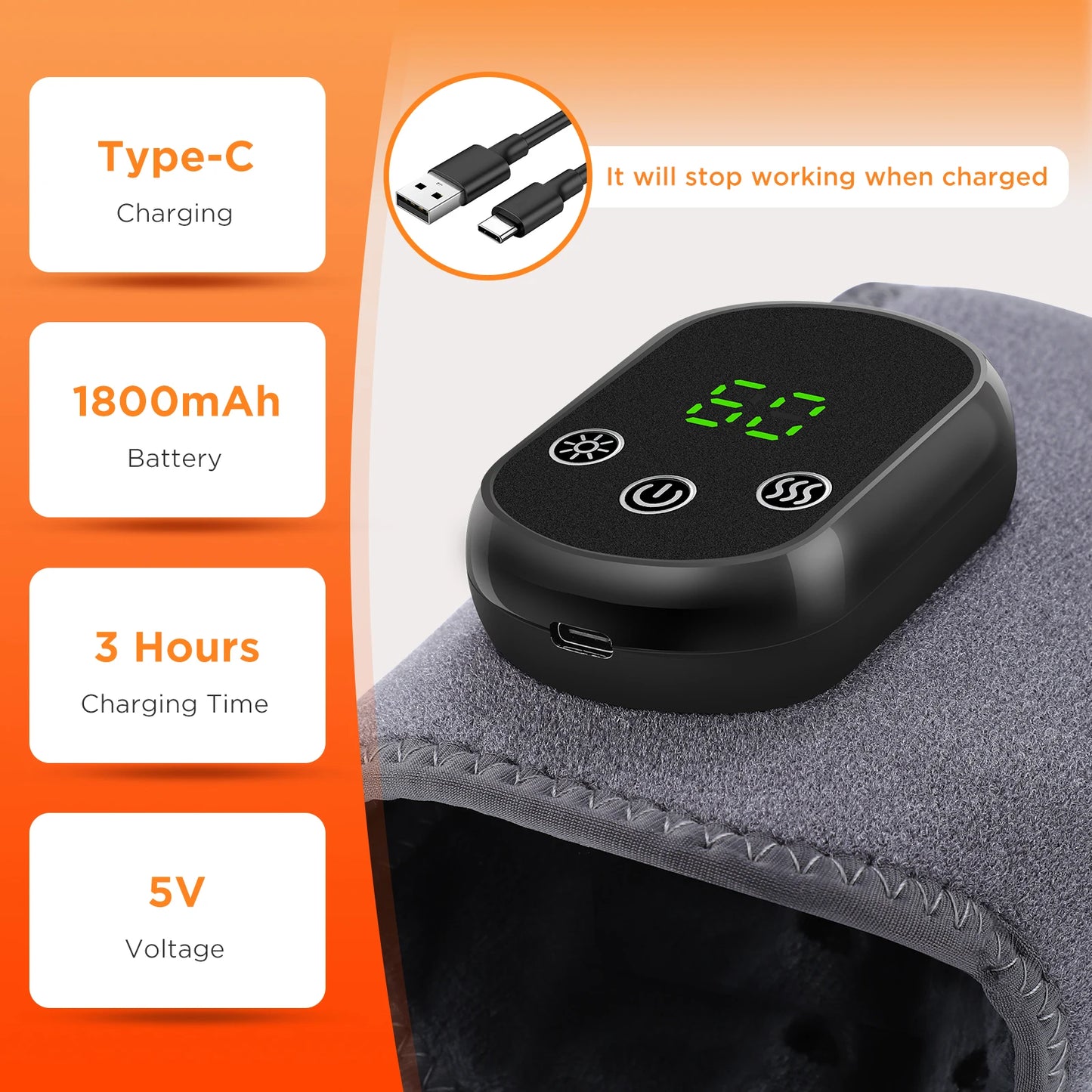 ZenithWellness Tri-Action Thermal Massager